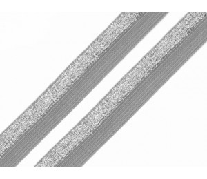 Falzgummi Breite 17 mm mit Lurex